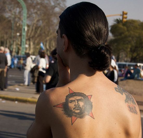 Tattoo of che guevara hires stock photography and images  Alamy