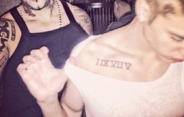 justin IIXVIIV Tattoo