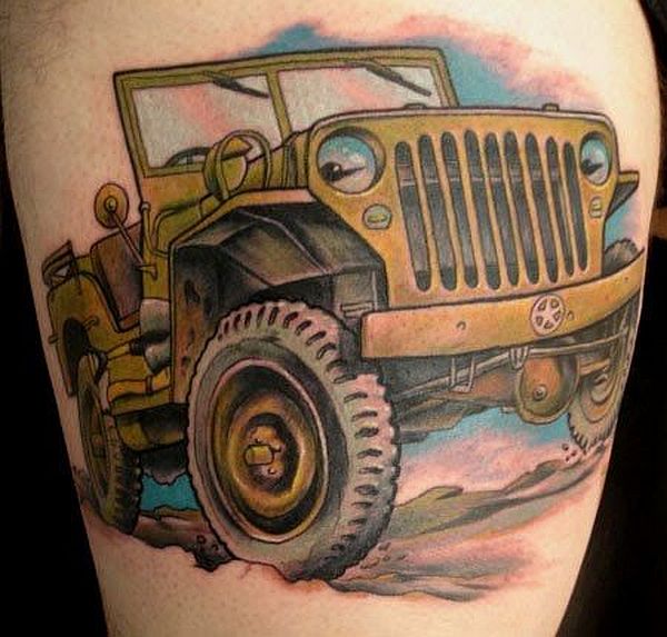 Jeep car tattoos