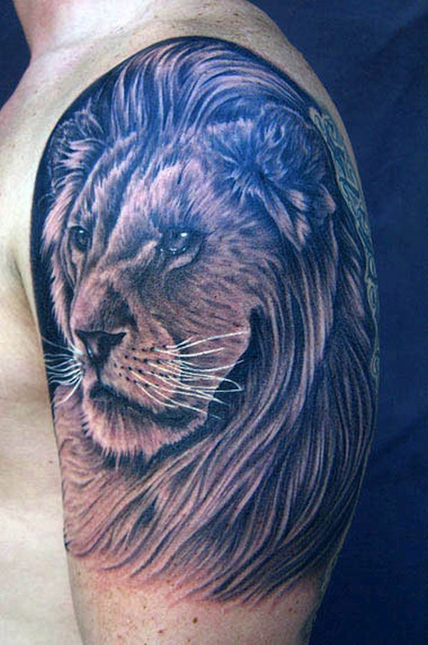 Lion Half Sleeve Tattoo