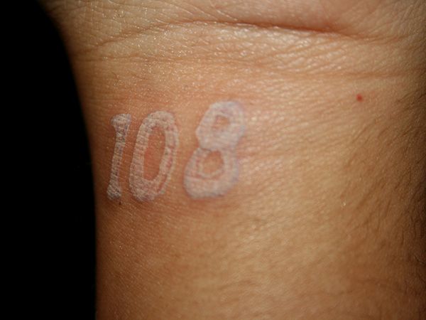 A number tattoo