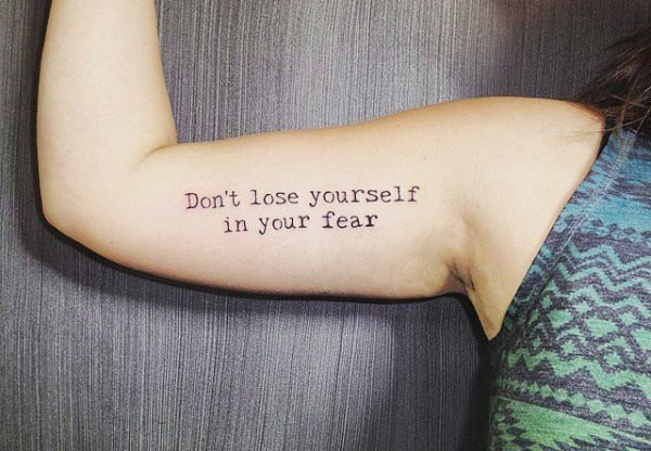 Don’t Lose Yourself in Your Fear