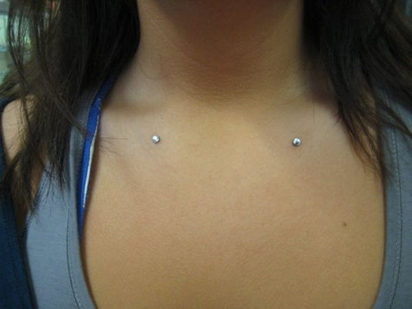 Collar bone piercing 2